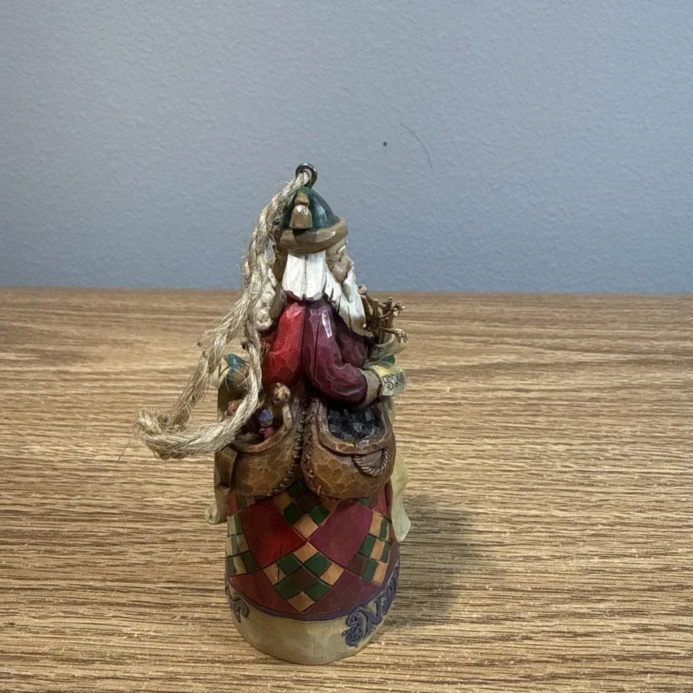 Jim Shore Heartwood Creek He Knows 2006 V4005789 Enesco Naughty‎ Nice
